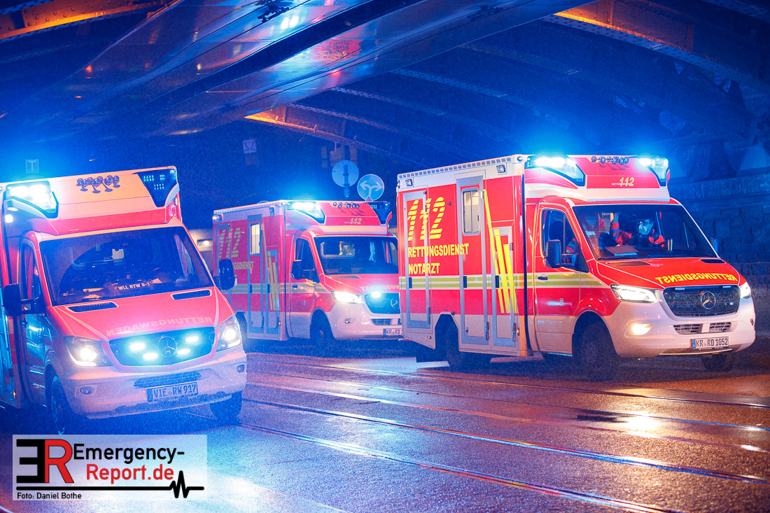 01.02.2021 – Krefeld Zentrum – Acht Verletzte nach dramatischem