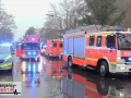 Kellerbrand in einem Mehrfamilienhaus - Treppenhaus stark verrau