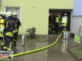 Kellerbrand in einem Mehrfamilienhaus - Treppenhaus stark verrau