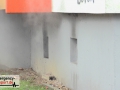 Kellerbrand in einem Mehrfamilienhaus - Treppenhaus stark verrau