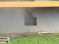 Kellerbrand in einem Mehrfamilienhaus - Treppenhaus stark verrau