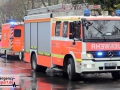 Kellerbrand in einem Mehrfamilienhaus - Treppenhaus stark verrau