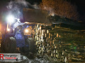 02.03.2021  - Neuss brennender Holzstapel