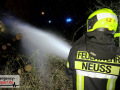 02.03.2021  - Neuss brennender Holzstapel