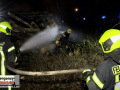 02.03.2021  - Neuss brennender Holzstapel
