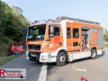VU A1 Köln, FR Koblenz, kurz vor dem AK K-Nord, 3 PKW, 1 LKW, 1 Krad, 4 Verletzte, 1 Hund tot