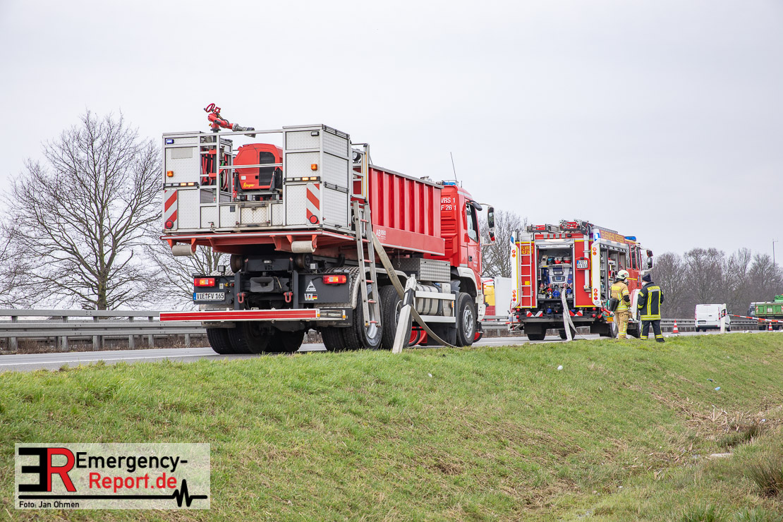 10.03.2021 – BAB 61 Bei Nettetal – 18 Stunden TUIS 3 Einsatz: Gefahrgut ...