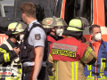 12.09.2021 - Düsseldorf - Radfahrer wurde von U-Bahn erfasst - Rettungshubschrauber im Einsatz