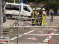 12.09.2021 - Düsseldorf - Radfahrer wurde von U-Bahn erfasst - Rettungshubschrauber im Einsatz