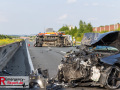 16.06.25_A4_Verkehrsunfall_Merzenich_Lachgas_im_Kofferraum_Transporter_auf_Seite