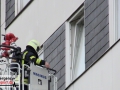 Saunabrand im 6. OG eines Mehrfamilienhauses - Feuerwehr Hilden