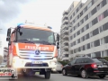 Saunabrand im 6. OG eines Mehrfamilienhauses - Feuerwehr Hilden