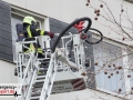 Saunabrand im 6. OG eines Mehrfamilienhauses - Feuerwehr Hilden