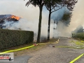 Gelsenkirchen: 800 Strohballen in Vollbrand