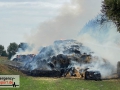 Gelsenkirchen: 800 Strohballen in Vollbrand