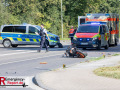 20.09.2024_Neuss_VU_PKW_KRAD_Rettungshubschrauber im Einsatz_1x_Schwerverletzt