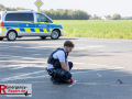 20.09.2024_Neuss_VU_PKW_KRAD_Rettungshubschrauber im Einsatz_1x_Schwerverletzt
