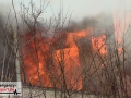 Großeinsatz: Lagerhalle im Vollbrand mit massiver Rauchentwicklu