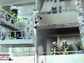 Balkonbrand im 1. OG eines Mehrfamilienhauses - Feuerwehr verhin
