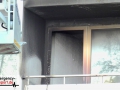 Balkonbrand im 1. OG eines Mehrfamilienhauses - Feuerwehr verhin