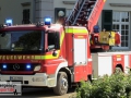 Gemeldeter Dachstuhlbrand im Schloss Laach - Verrauchung im Dach