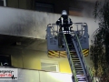 Zimmerbrand im 5. OG eines Mehrfamilienhauses - Wohnung unbewohn