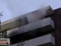 Zimmerbrand im 5. OG eines Mehrfamilienhauses - Wohnung unbewohn