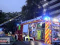 Zimmerbrand im 5. OG eines Mehrfamilienhauses - Wohnung unbewohn