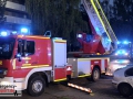 Zimmerbrand im 5. OG eines Mehrfamilienhauses - Wohnung unbewohn