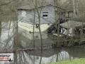 Aktuelle Bilder vom Rhein-Hochwasser - Überflutetes Gelände im S