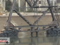 Aktuelle Bilder vom Rhein-Hochwasser - Überflutete Krananlagen i