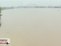 Aktuelle Bilder vom Rhein-Hochwasser - Überflutete Krananlagen i