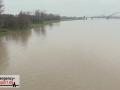 Aktuelle Bilder vom Rhein-Hochwasser - Überflutete Krananlagen i