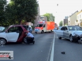 Schwerer Unfall zwischen 3 Autos - 6 Personen wurden verletzt