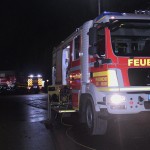 Großeinsatz- Gewässerverunreinigung hält Feuerwehren Stunden in -20